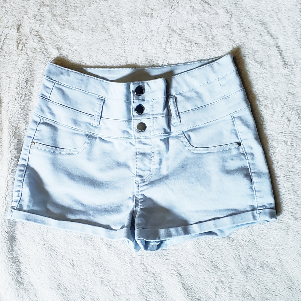 Refuge light blue High waisted shorts